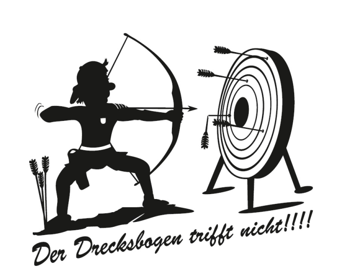 Drecksbogen - Kontrastaufkleber (13)