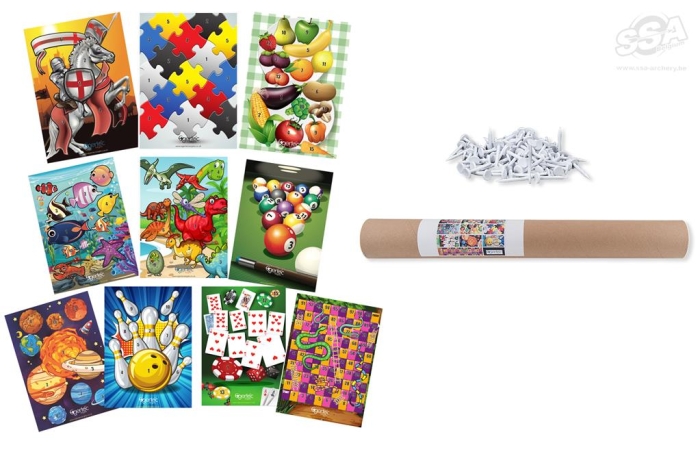 10 Auflagen Spaß&Spiel inkl. 50 Scheibennägel - Egertec