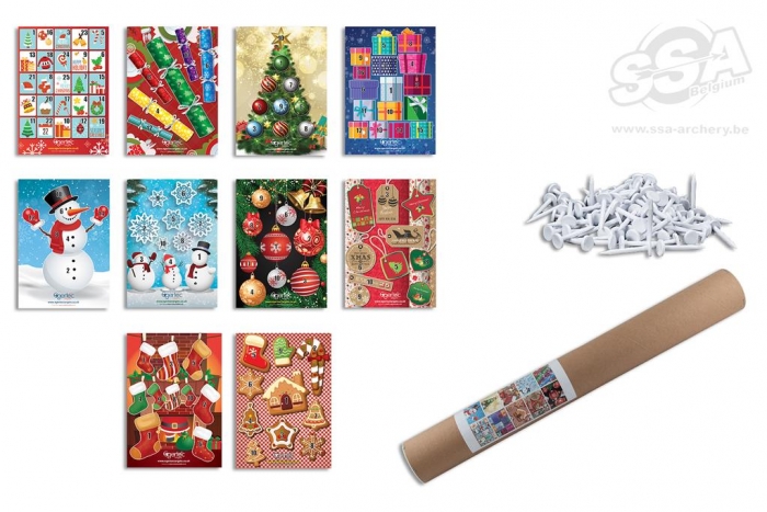 10 Auflagen Weihnachten inkl. 50 Scheibennägel - Egertec